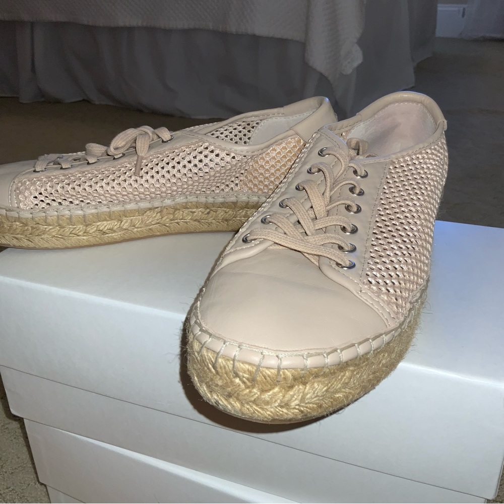 Marc Fisher Perforated Espadrille Sneakers